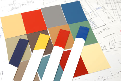 color swatches