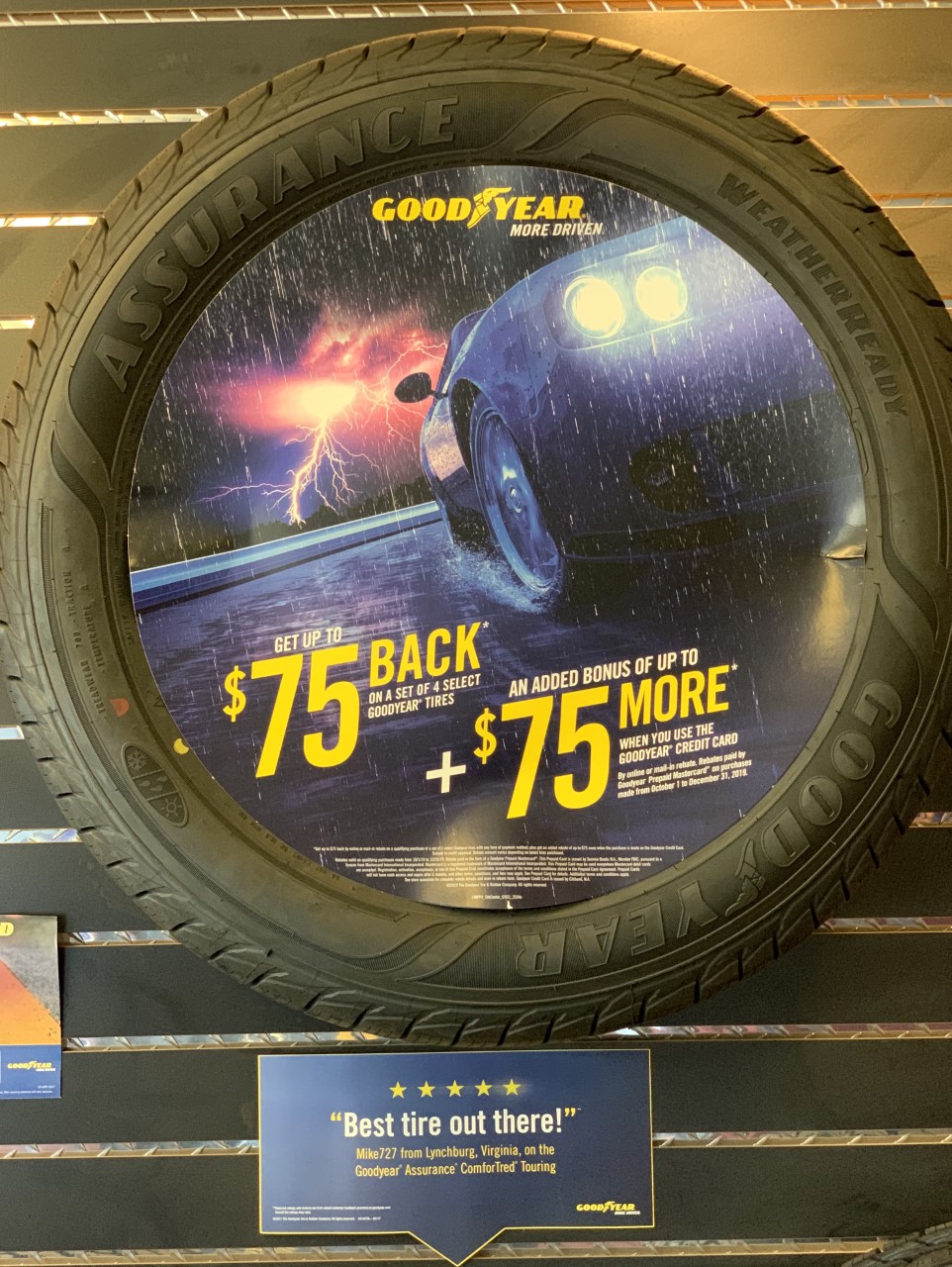 NEW Goodyear Tire Rebates: 10/1-12/31/2019