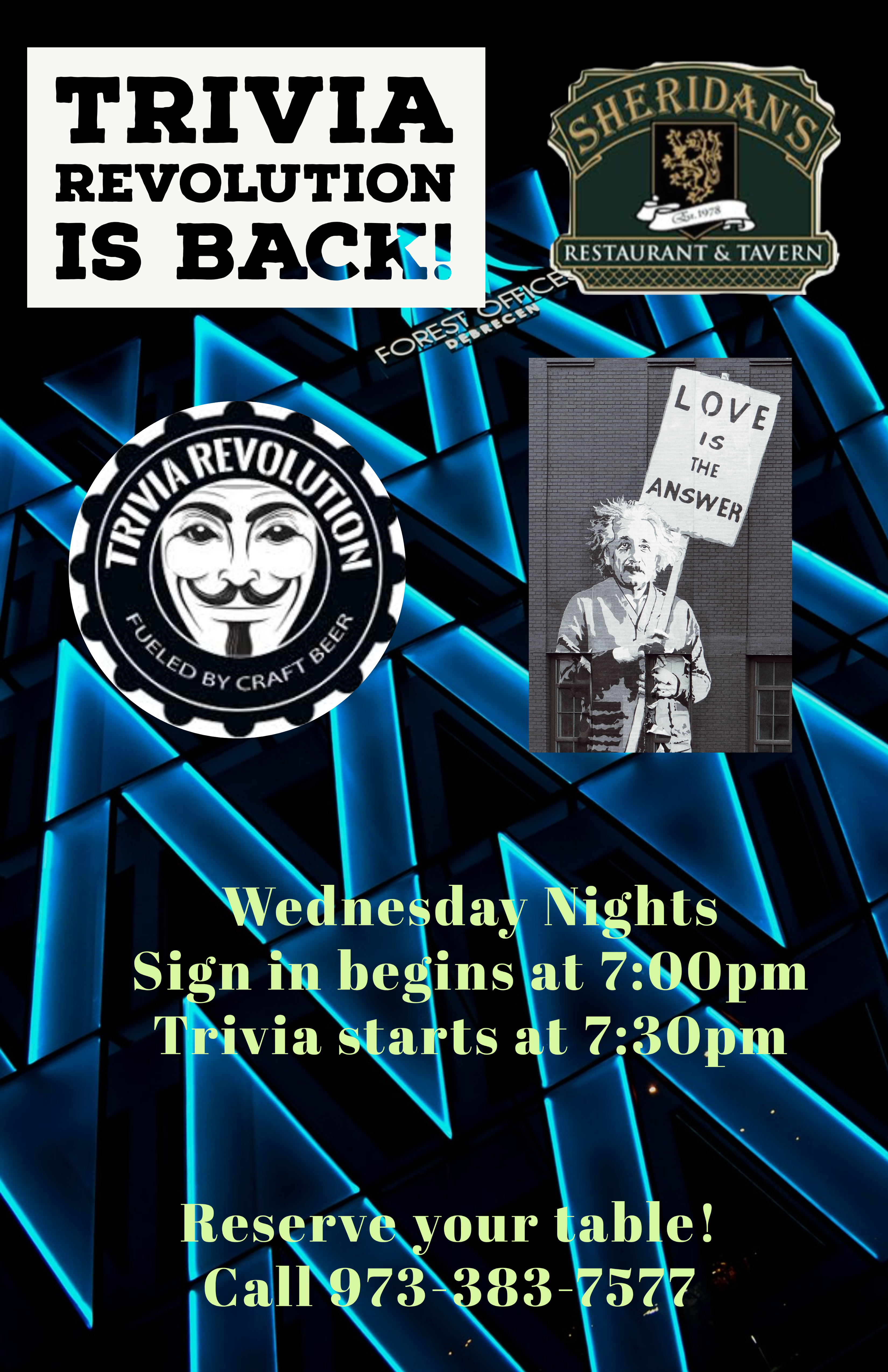 TRIVIA REVOLUTION HERE TONIGHT