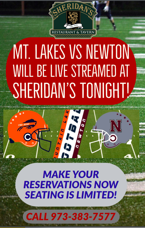 SHERIDAN'S WILL LIVE STREAM NEWTON vs MT LAKES AT 7pm TONIGHT!