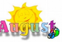 It's August!  Fun in the Sun days. 