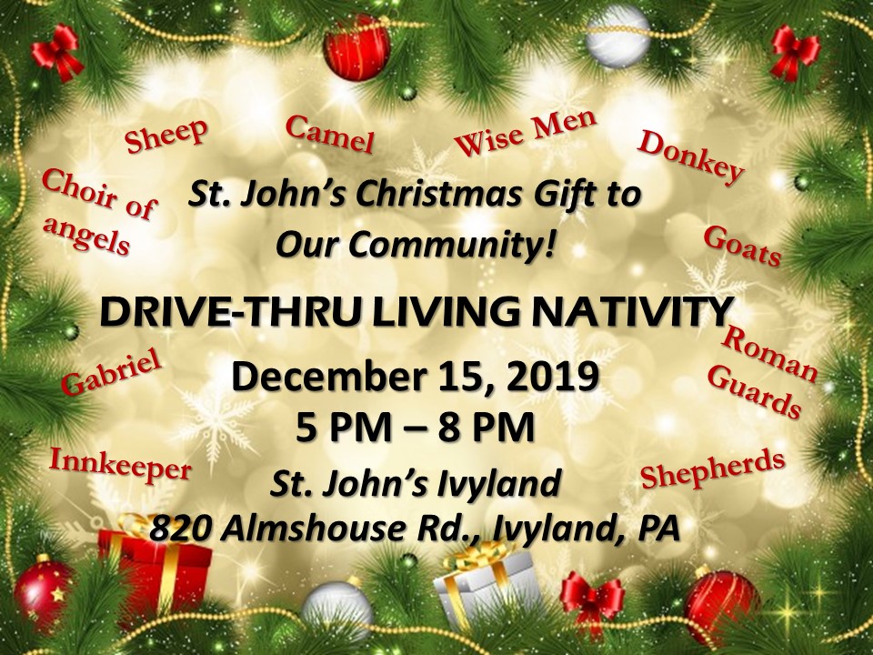 Drive Thru Living Nativity