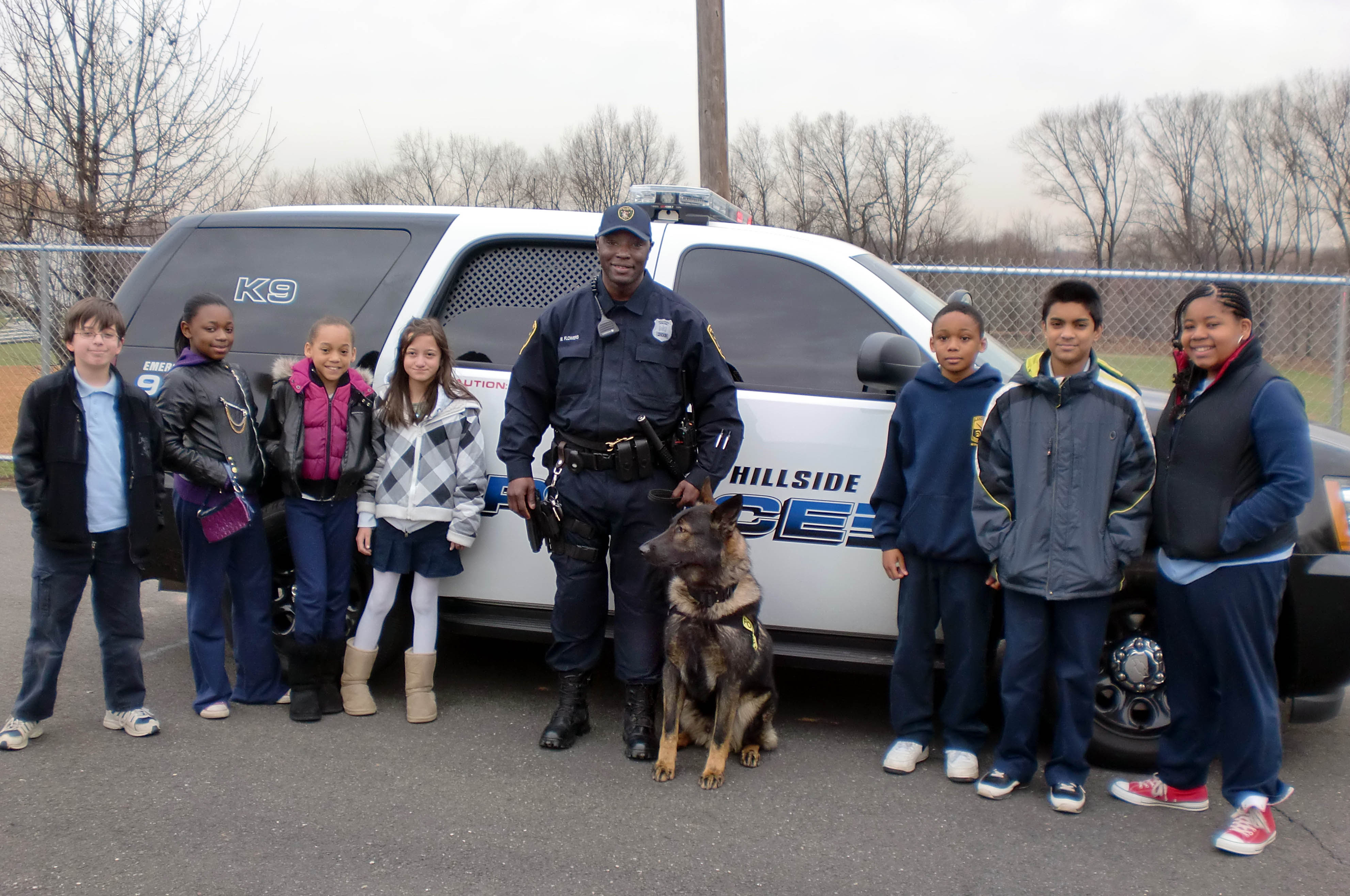 Students Raise Funds for Hillside Police K9 Unit Hillside Police