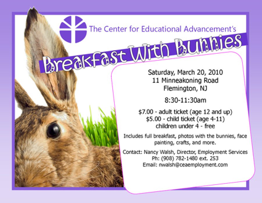CEA's Breakfast with Bunnies
