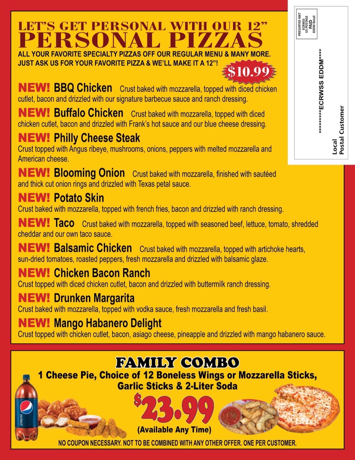 Open Super Bowl Sunday All Day | TJ's Pizzeria Cafe